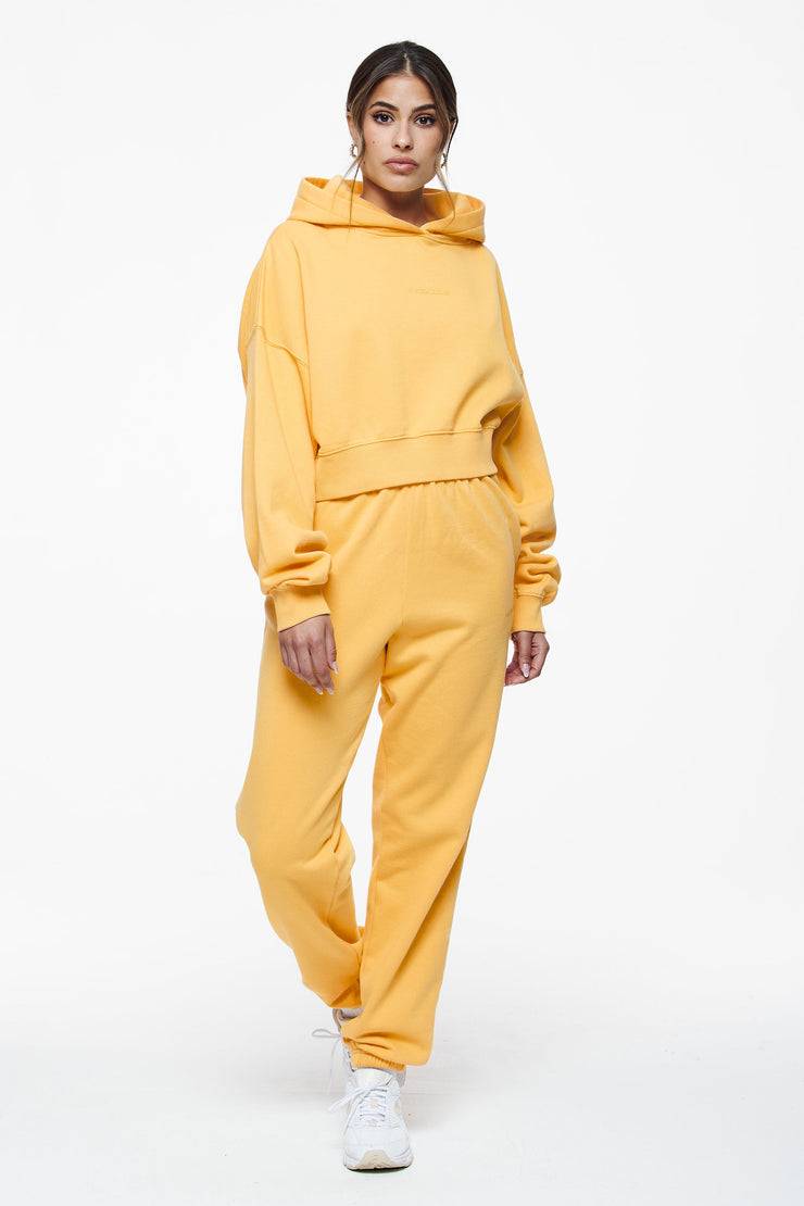 Pegador Salita Oversized Cropped Hoodie Vintage Washed Golden Sun Gum Versandkostenfrei