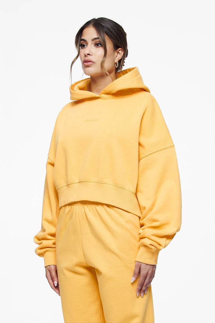 Pegador Salita Oversized Cropped Hoodie Vintage Washed Golden Sun Gum Versandkostenfrei