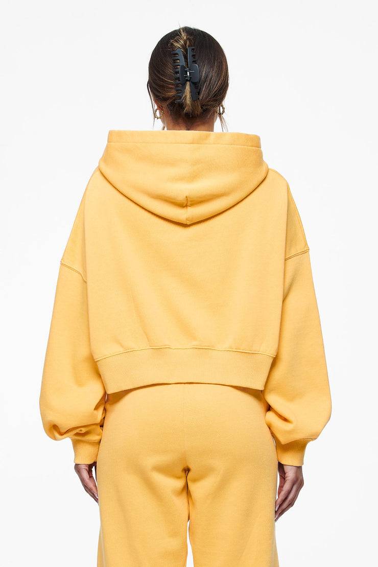 Pegador Salita Oversized Cropped Hoodie Vintage Washed Golden Sun Gum Versandkostenfrei