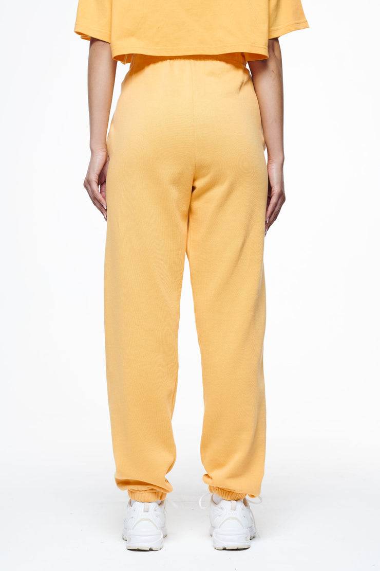 Pegador Villa High Waisted Sweat Pants Vintage Washed Golden Sun Gum Online Shopping