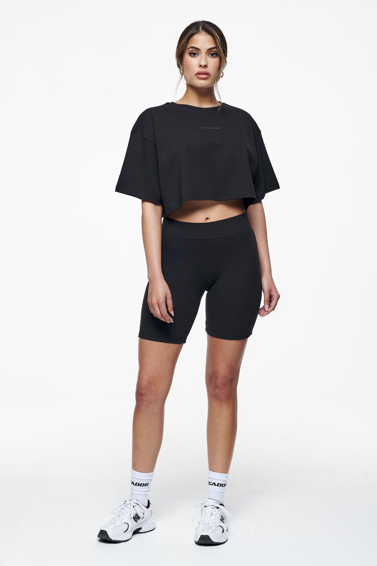 Pegador Layla Oversized Cropped Tee Black Gum Saisonschlussverkauf