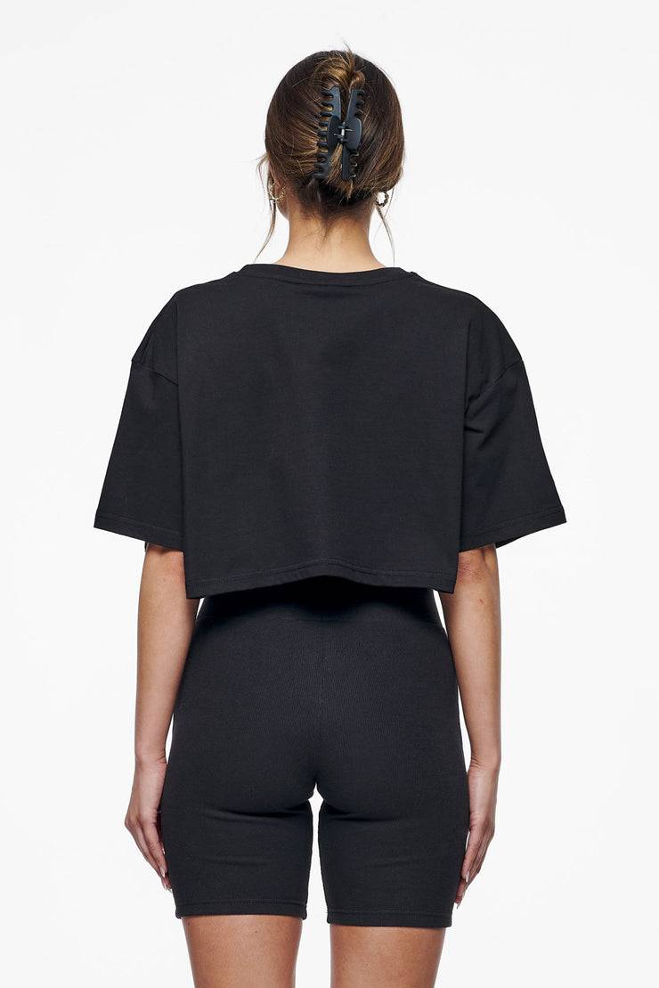 Pegador Layla Oversized Cropped Tee Black Gum Saisonschlussverkauf