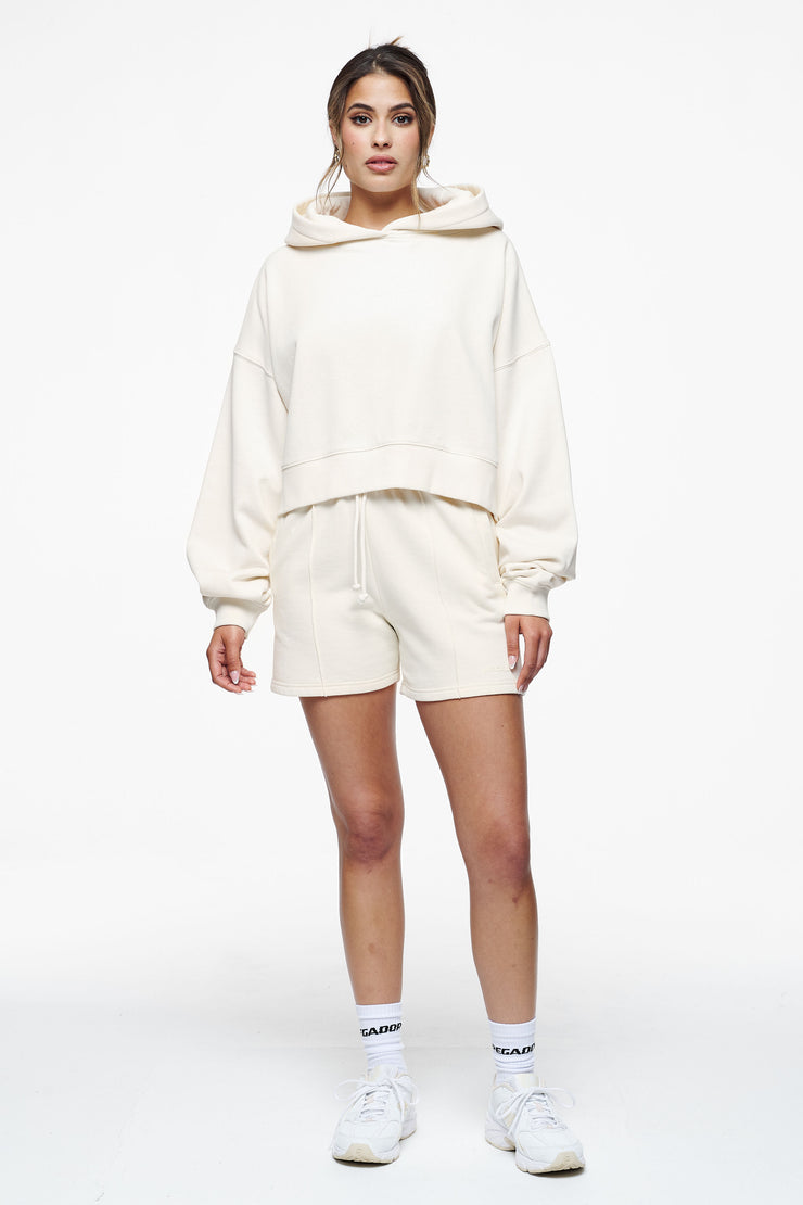 Pegador Salita Oversized Cropped Hoodie Vintage Washed Unbleached Gum Osterangebot