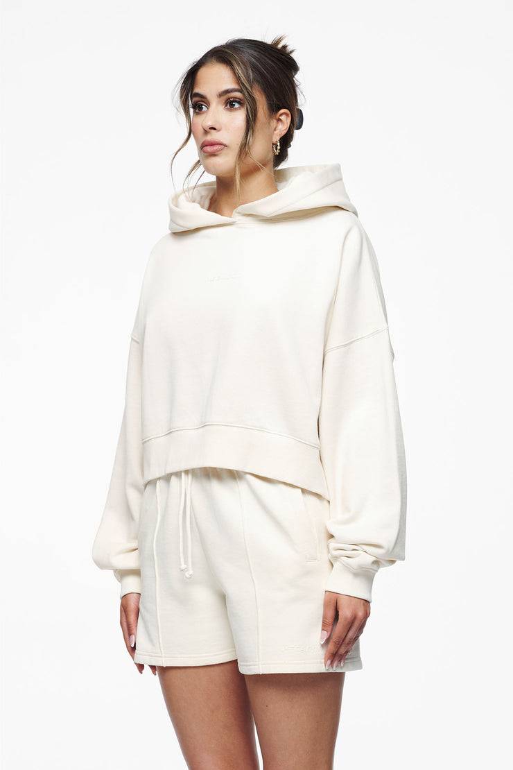Pegador Salita Oversized Cropped Hoodie Vintage Washed Unbleached Gum Osterangebot