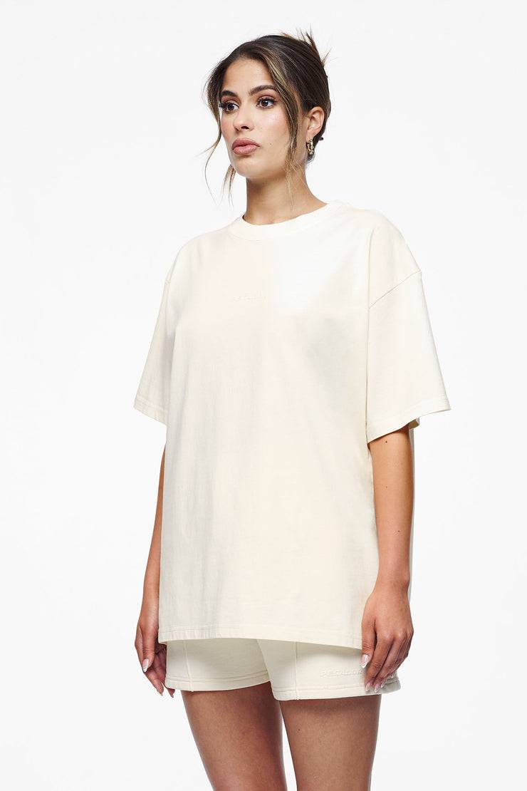 Pegador Bel Air Heavy Oversized Tee Vintage Washed Unbleached Gum Vatertagsangebot