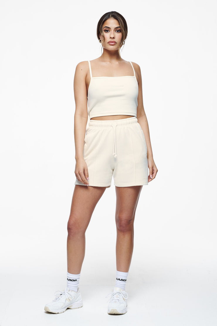 Pegador Ruby Rib Crop Top Vintage Washed Unbleached Jubiläumsangebot
