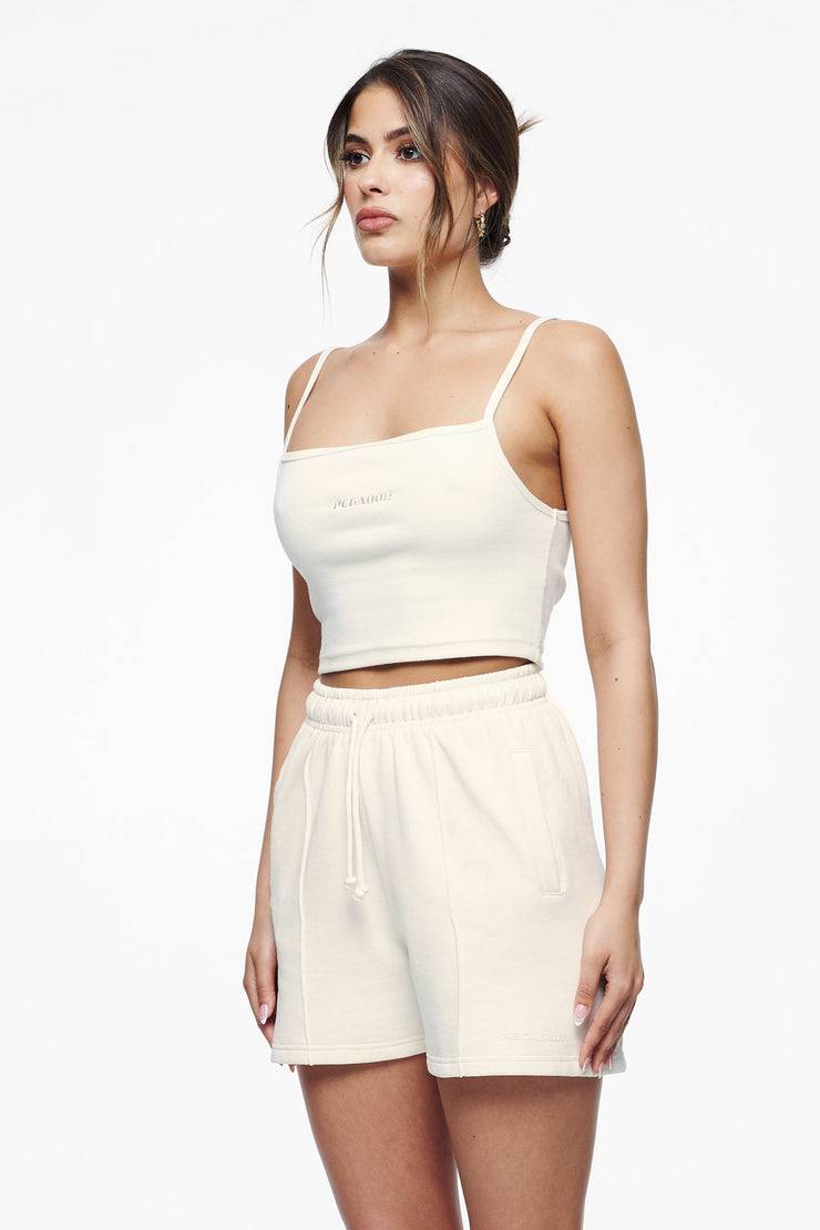 Pegador Ruby Rib Crop Top Vintage Washed Unbleached Jubiläumsangebot