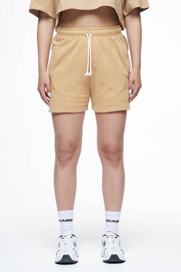 Pegador Umbria High Waisted Shorts Vintage Washed Espresso Gum Zeitlich begrenztes Angebot
