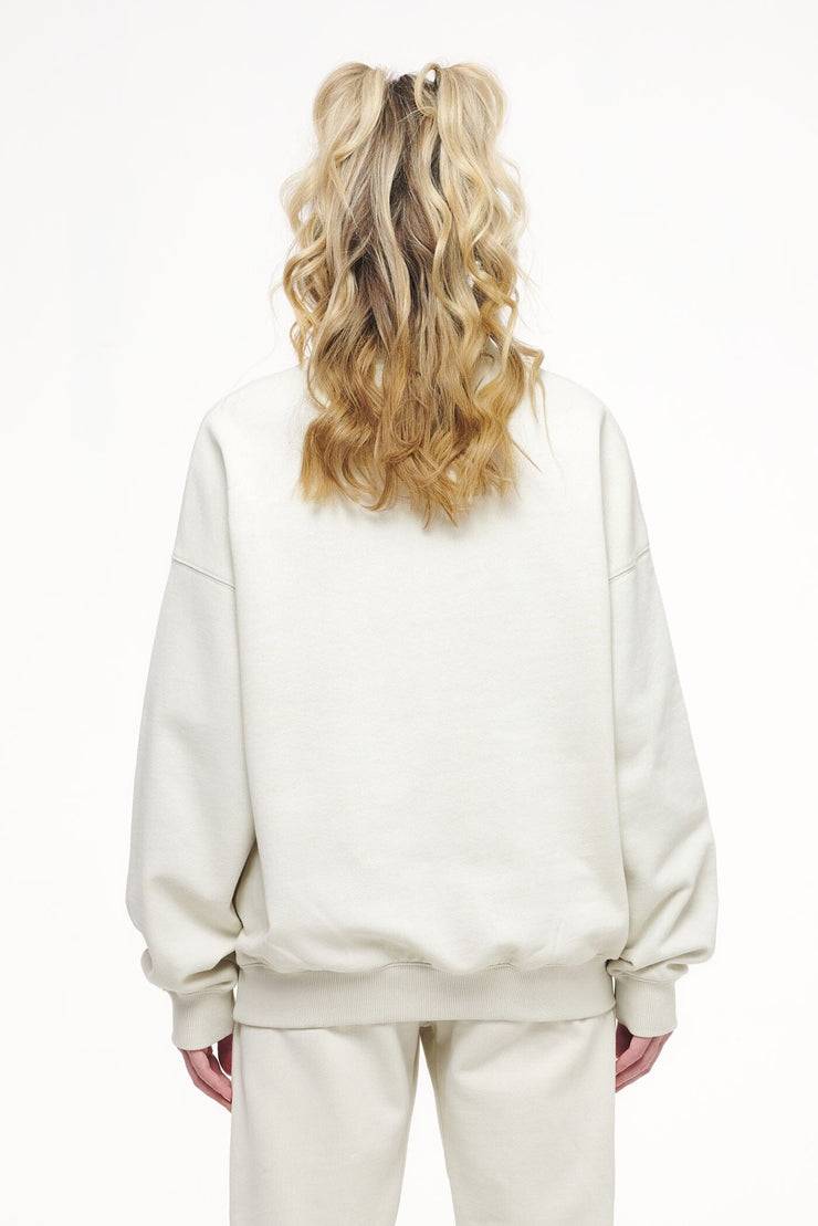 Pegador Bay Oversized Sweater Vintage Washed Angels Cream Gum Große Rabatte