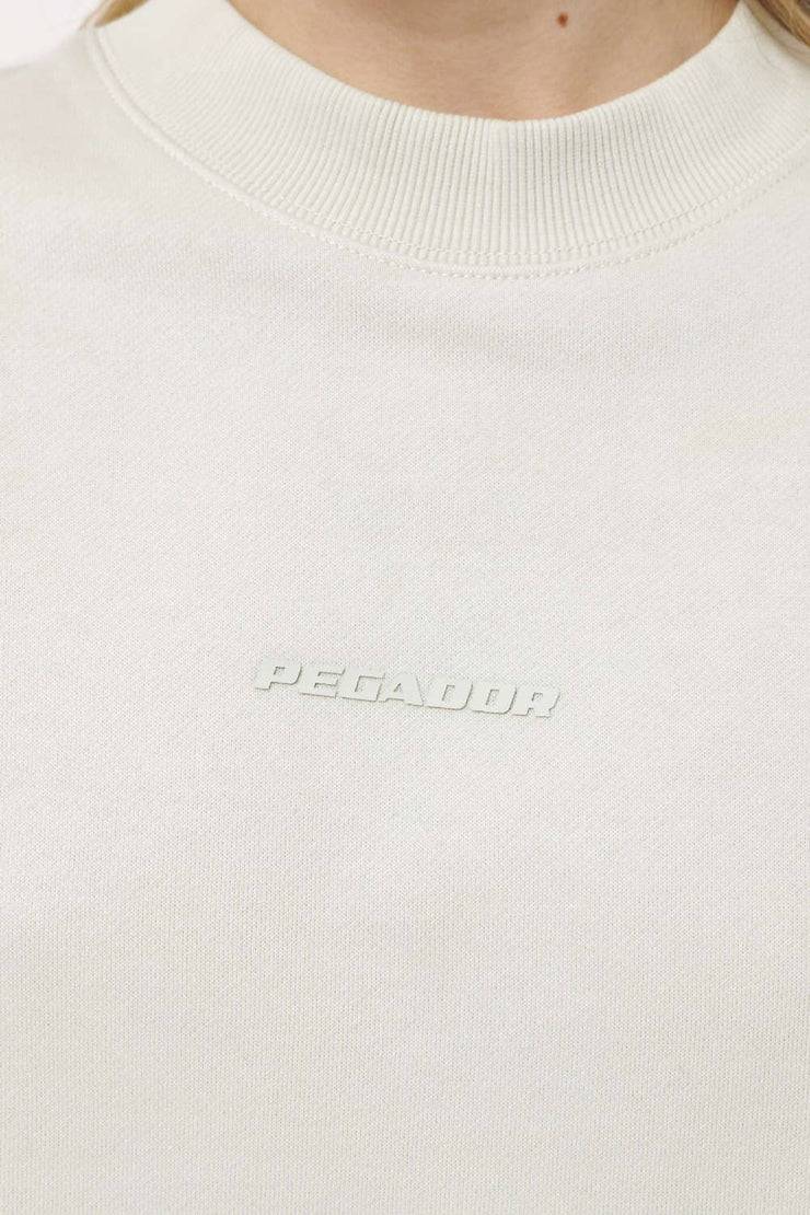 Pegador Bay Oversized Sweater Vintage Washed Angels Cream Gum Große Rabatte
