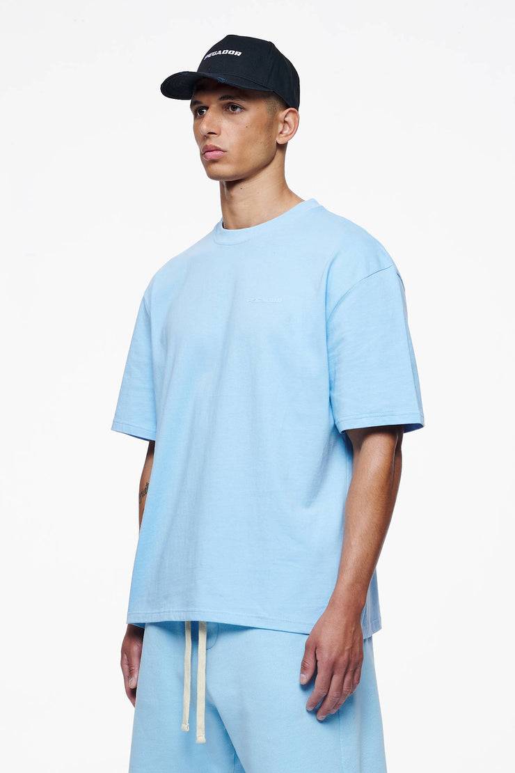 Pegador Logo Oversized Tee Vintage Washed Riviera Blue Gum Kauf eins, bekomm eins gratis
