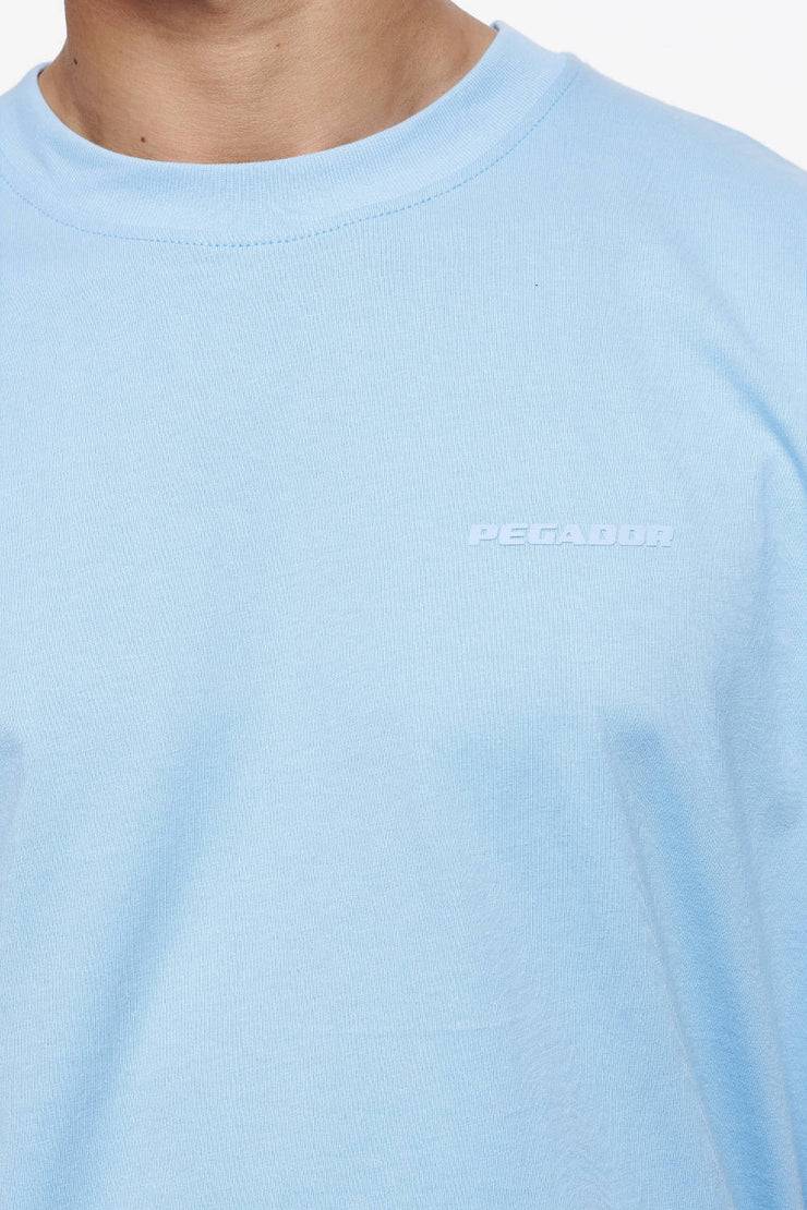 Pegador Logo Oversized Tee Vintage Washed Riviera Blue Gum Kauf eins, bekomm eins gratis