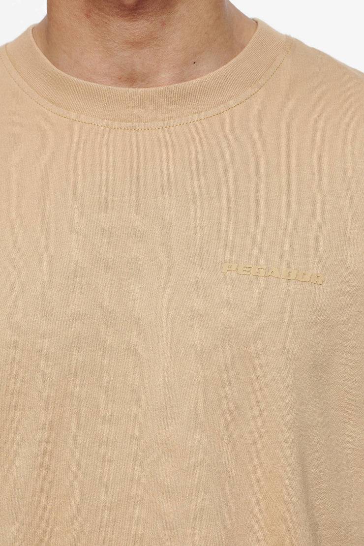 Pegador Logo Oversized Tee Vintage Washed Espresso Gum Sonderangebote