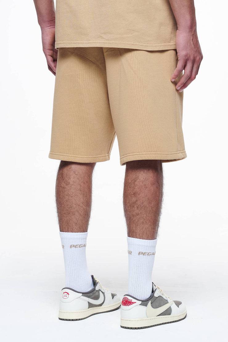 Pegador Logo Heavy Sweat Shorts Vintage Washed Espresso Gum Riesige Ersparnisse