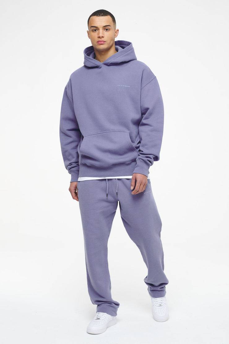 Pegador Logo Wide Sweat Pants Vintage Washed Magic Violet Gum Tiefpreis