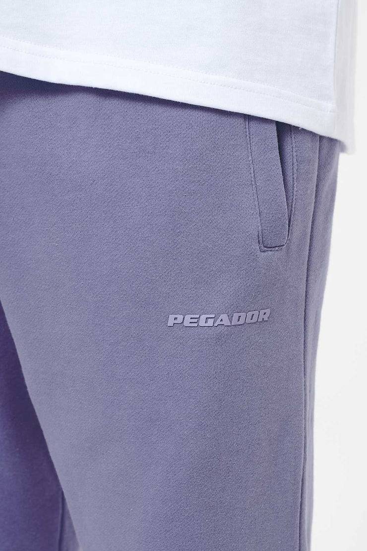 Pegador Logo Wide Sweat Pants Vintage Washed Magic Violet Gum Tiefpreis