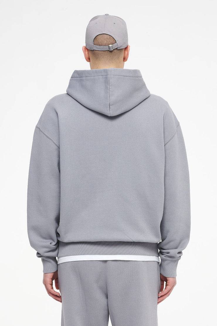 Pegador Logo Oversized Hoodie Vintage Washed Dusk Grey Gum Neueste Stile