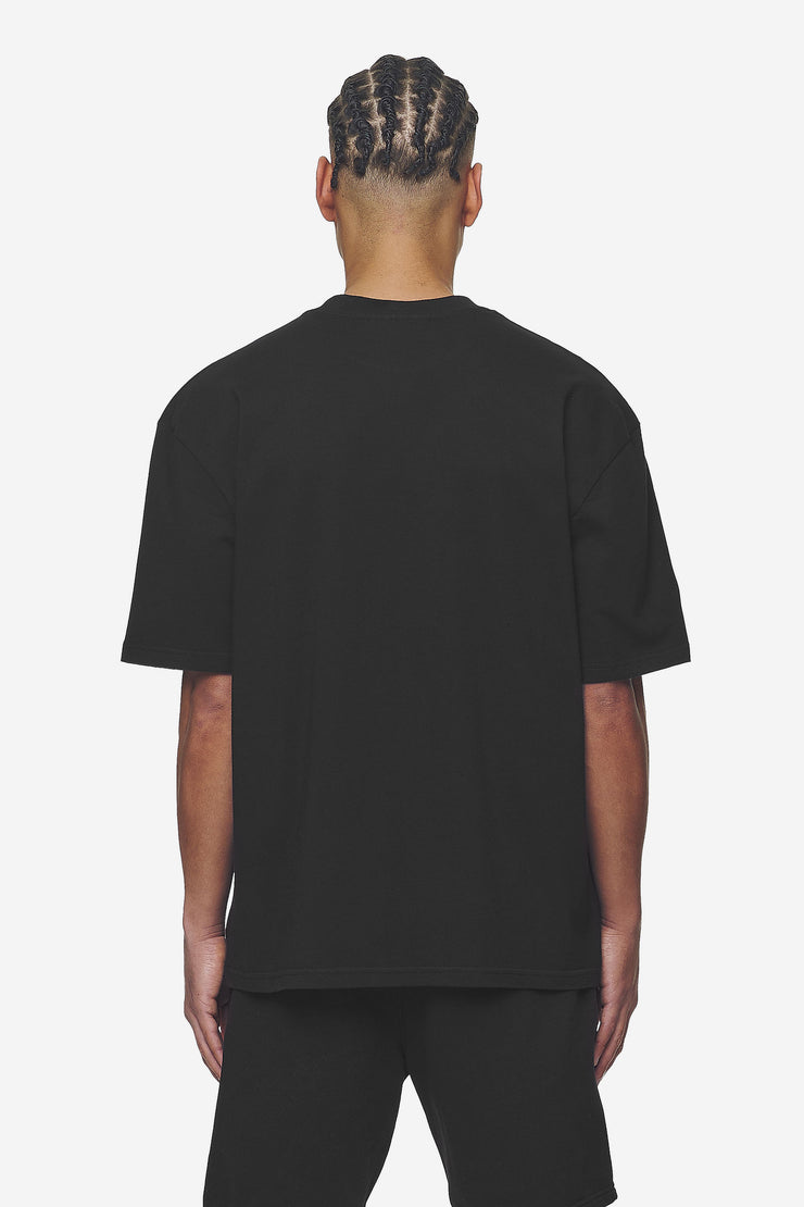 Pegador Logo Oversized Tee Washed Black White Gum Vierteljährliche Förderung