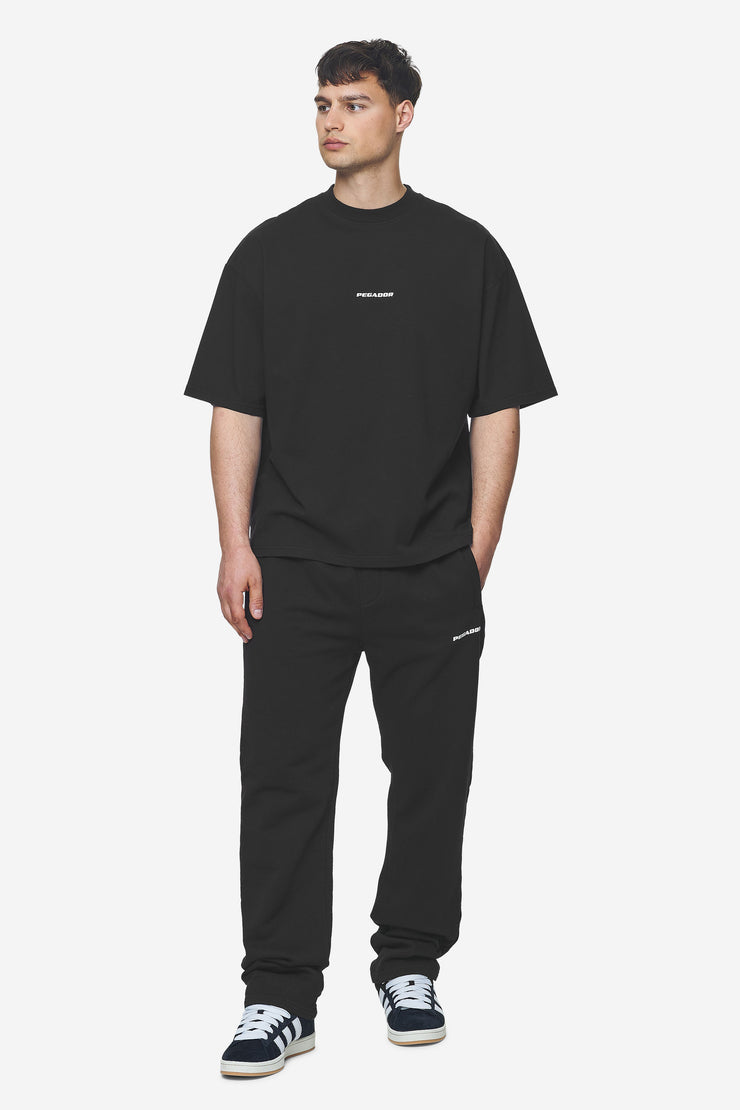 Pegador Logo Boxy Tee Washed Black White Gum Bis zu 55% Rabatt