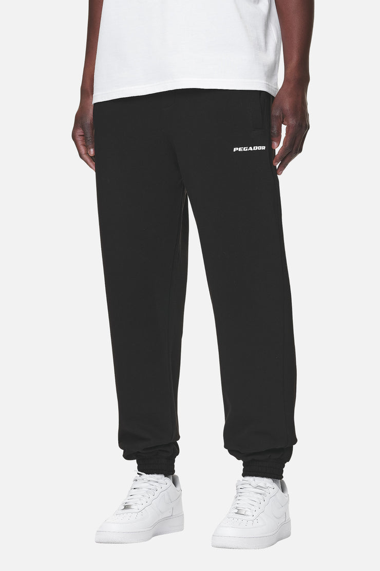 Pegador Logo Heavy Sweat Jogger Washed Black White Gum Nur noch ein Tag übrig