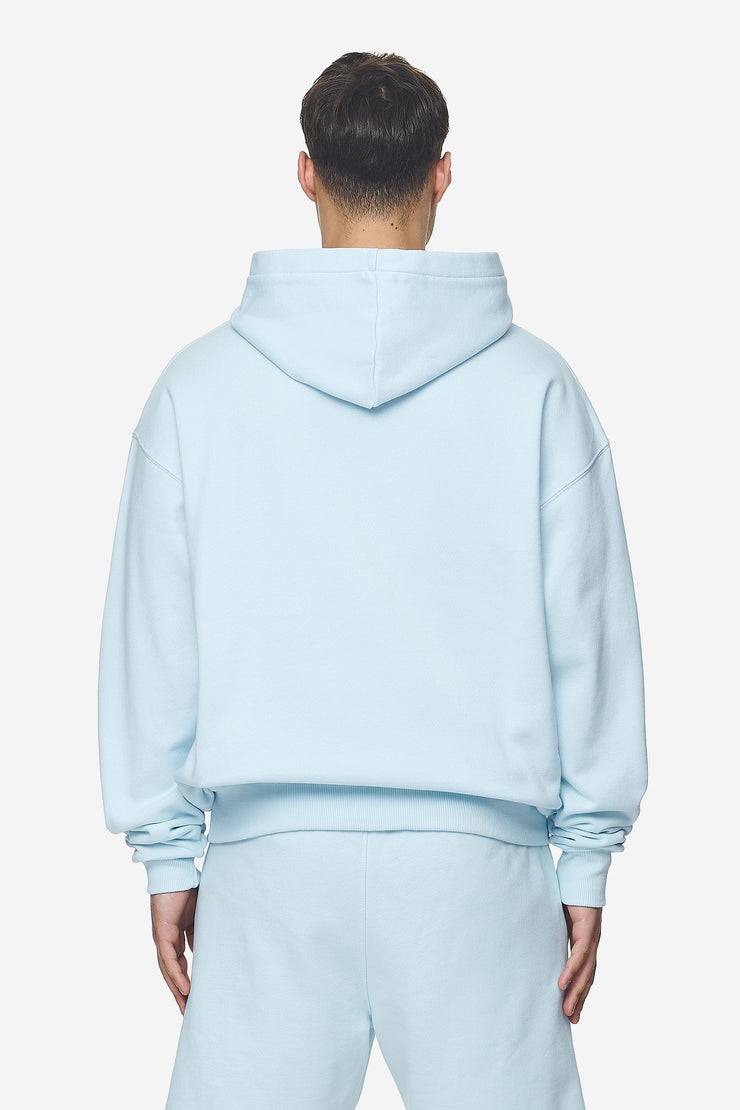 Pegador Logo Oversized Hoodie Washed Baby Blue White Gum 50% Rabatt mit kostenlosem Versand