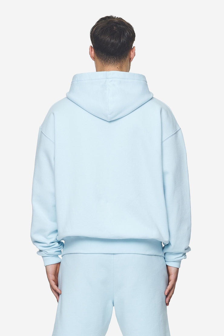 Pegador Logo Oversized Sweat Jacket Washed Baby Blue White Gum Clearance-Verkauf