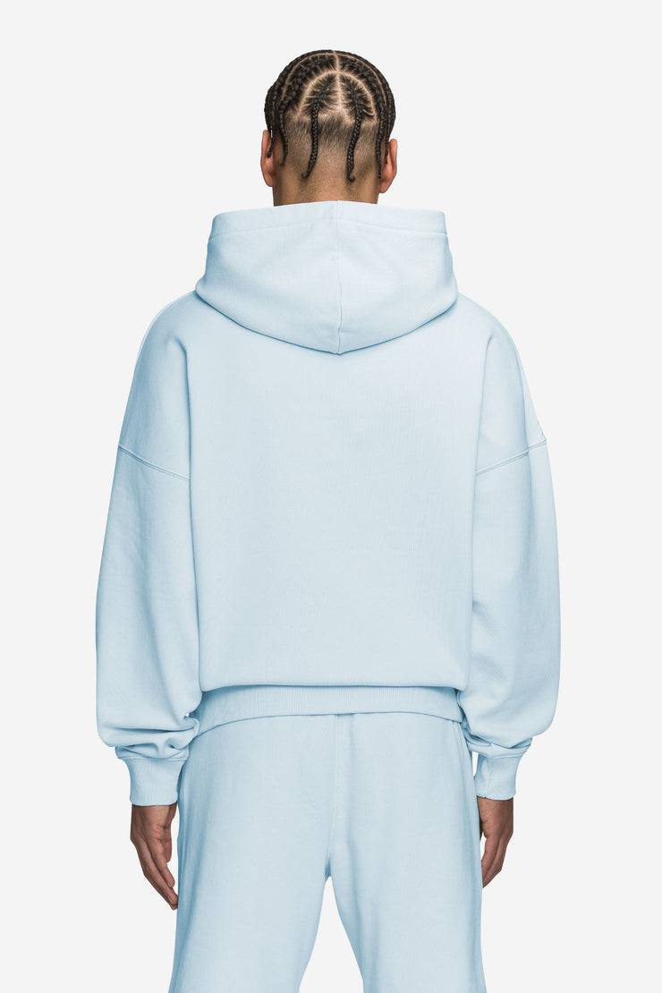 Pegador Logo Boxy Hoodie Washed Baby Blue White Gum Kostenloser Versand international