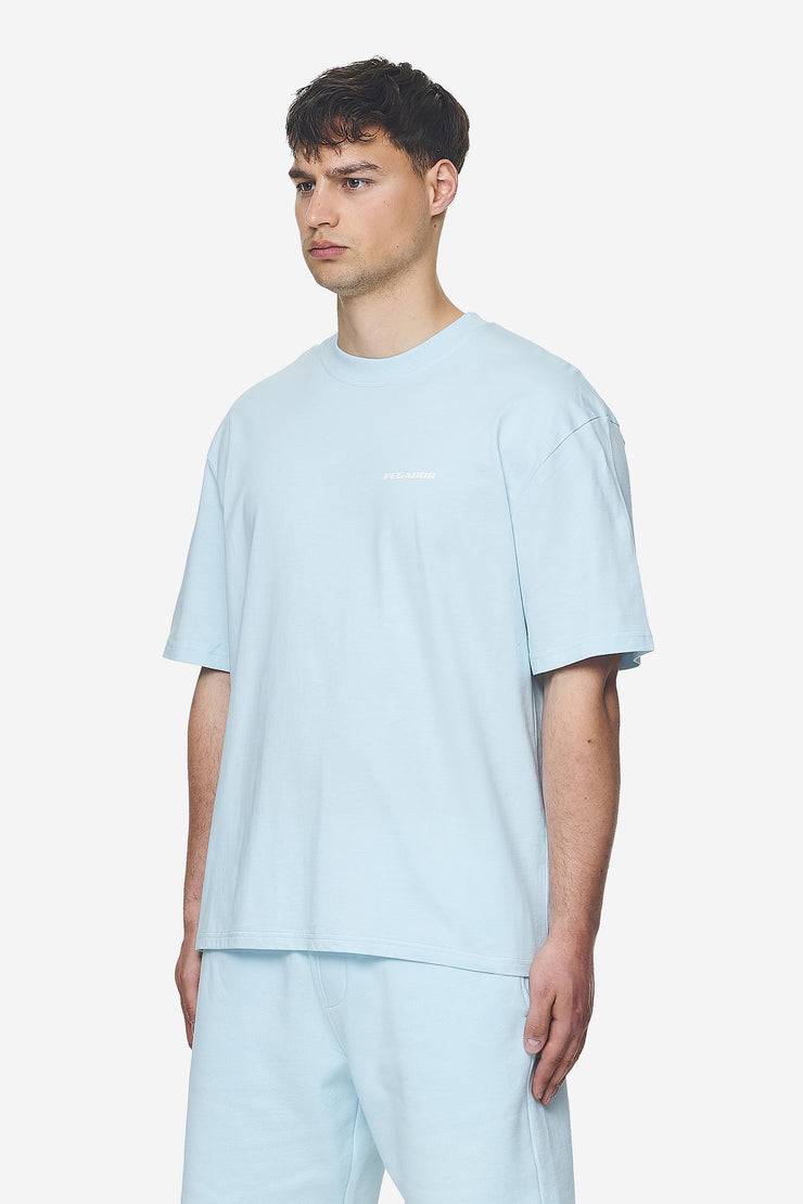 Pegador Logo Oversized Tee Washed Baby Blue White Gum Fabrikladen
