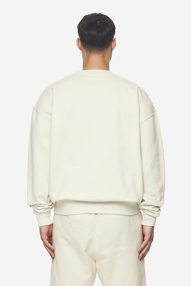 Pegador Logo Oversized Sweater Washed Salty Cream Black Gum Online