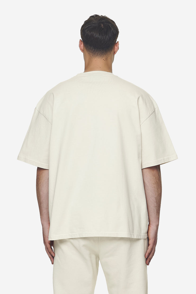 Pegador Logo Boxy Tee Washed Salty Cream Black Gum Outlet