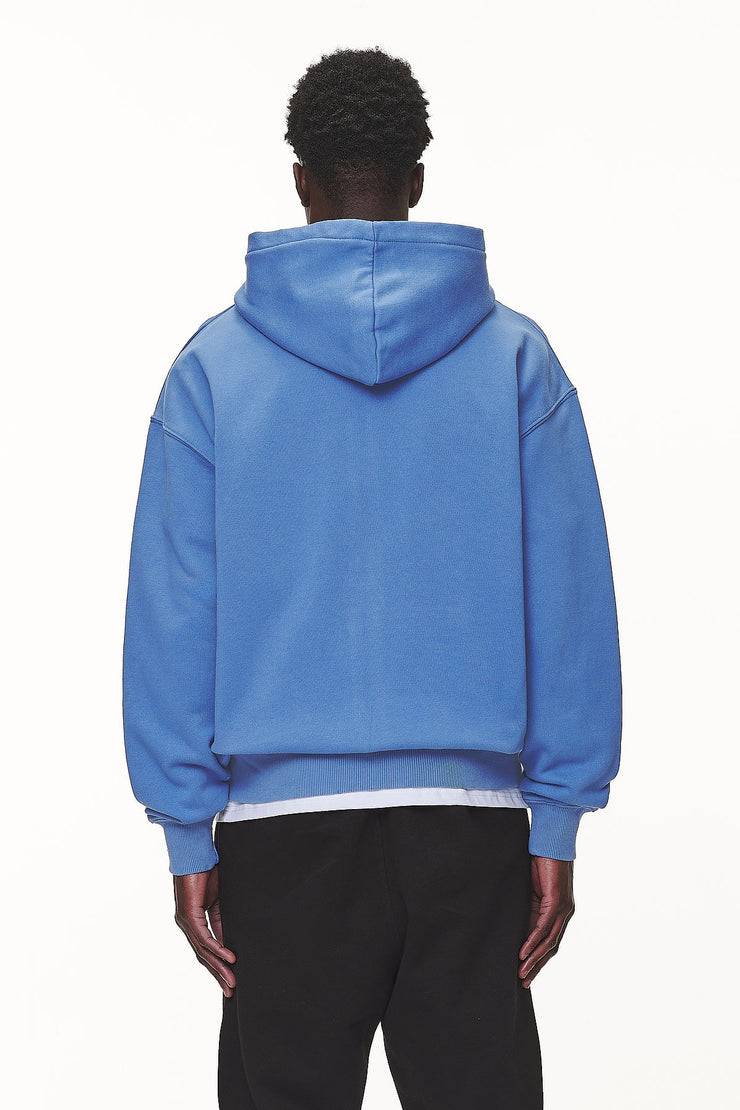 Pegador Logo Oversized Hoodie Washed Retro Blue White Gum Günstiger Verkauf
