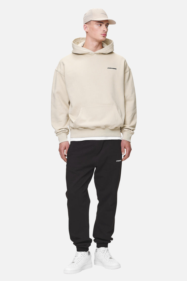 Pegador Logo Oversized Hoodie Washed Desert Sand Black Gum Meist gekauft