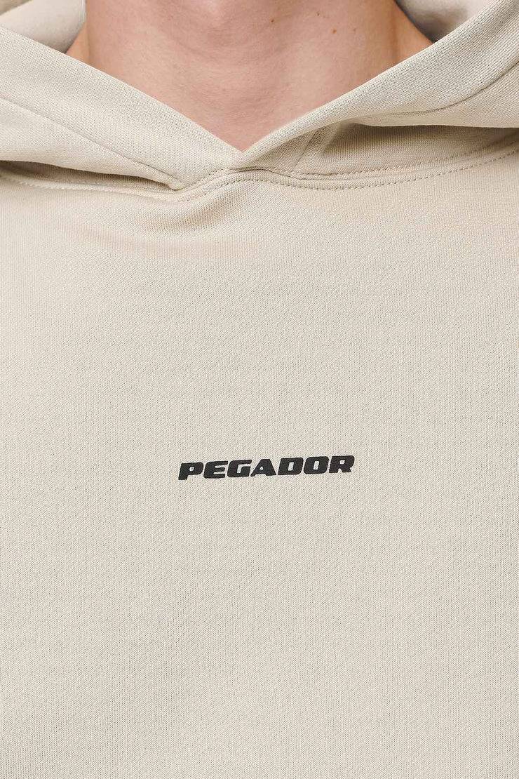 Pegador Logo Boxy Hoodie Washed Desert Sand Black Gum Blitzverkäufe
