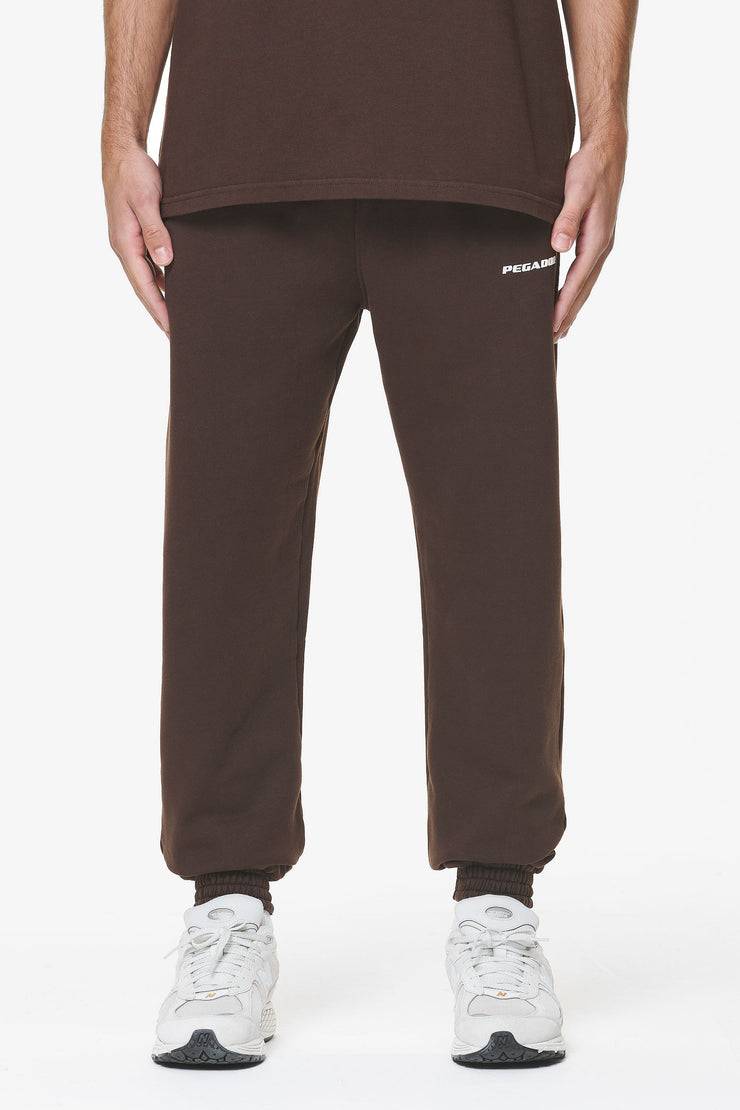 Pegador Logo Heavy Sweat Jogger Washed Oak Brown Gum Sonderangebot
