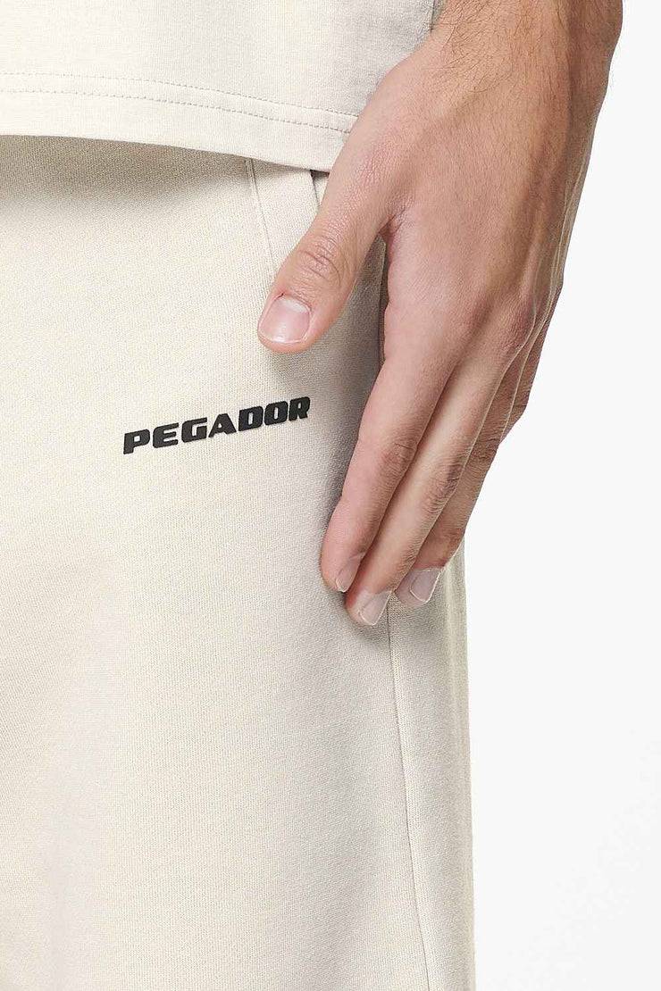 Pegador Logo Heavy Sweat Jogger Washed Dust Cream Gum Großer Ausverkauf