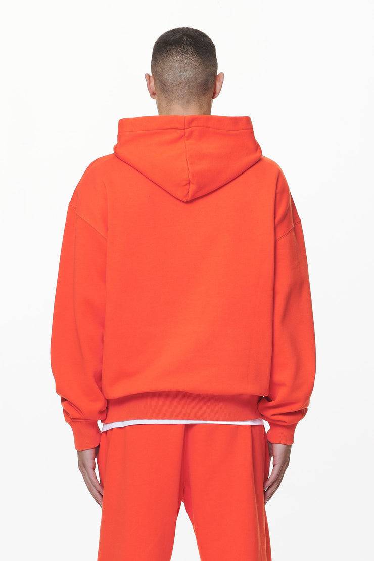 Pegador Logo Oversized Hoodie Washed Signal Red Gum Flash Sale