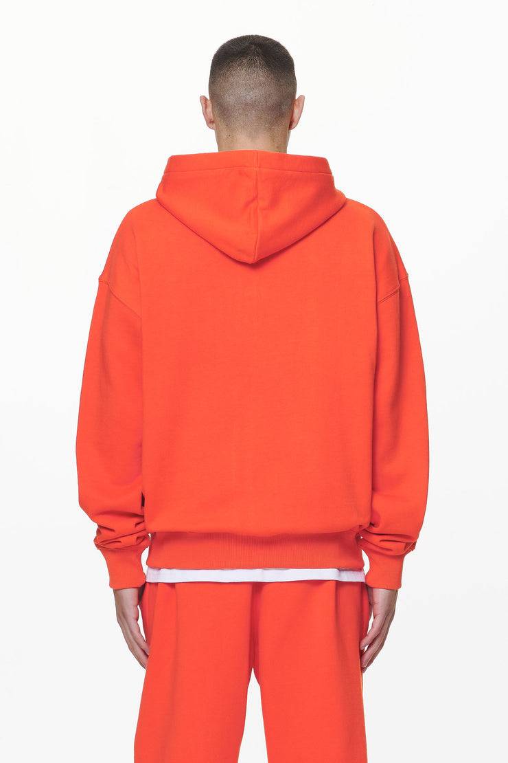 Pegador Logo Oversized Sweat Jacket Washed Signal Red Gum Begrenztes Angebot