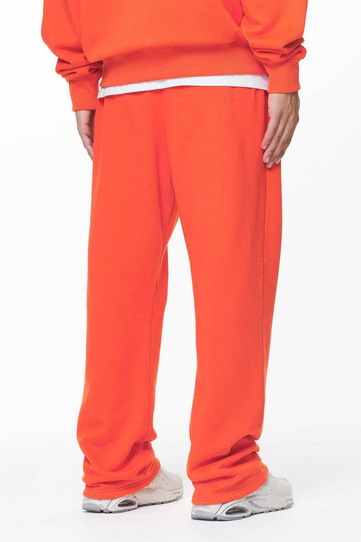 Pegador Logo Wide Sweat Pants Washed Signal Red Gum Online Shopping
