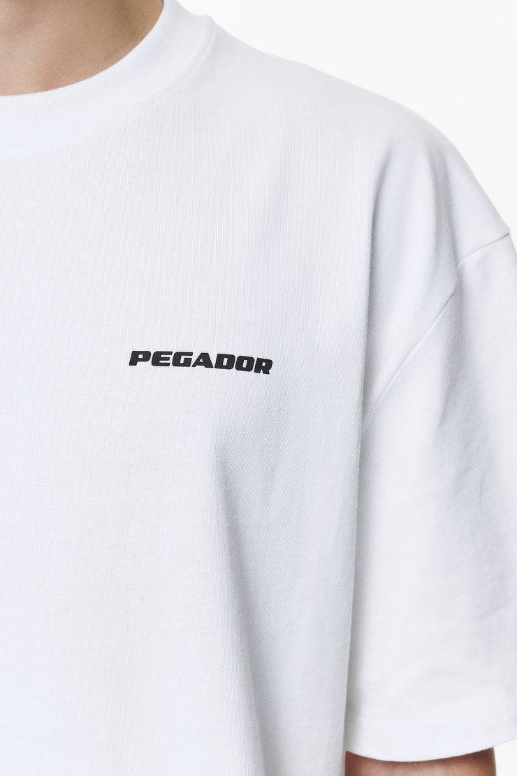 Pegador Logo Oversized Tee White Gum Saisonschlussverkauf