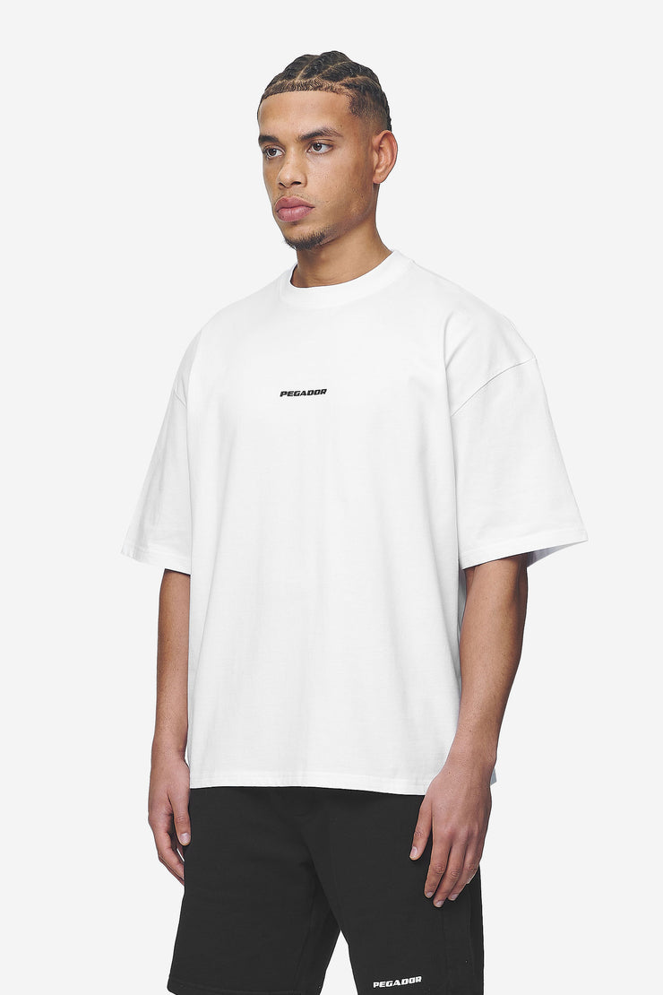 Pegador Logo Boxy Tee White Black Gum Black Friday
