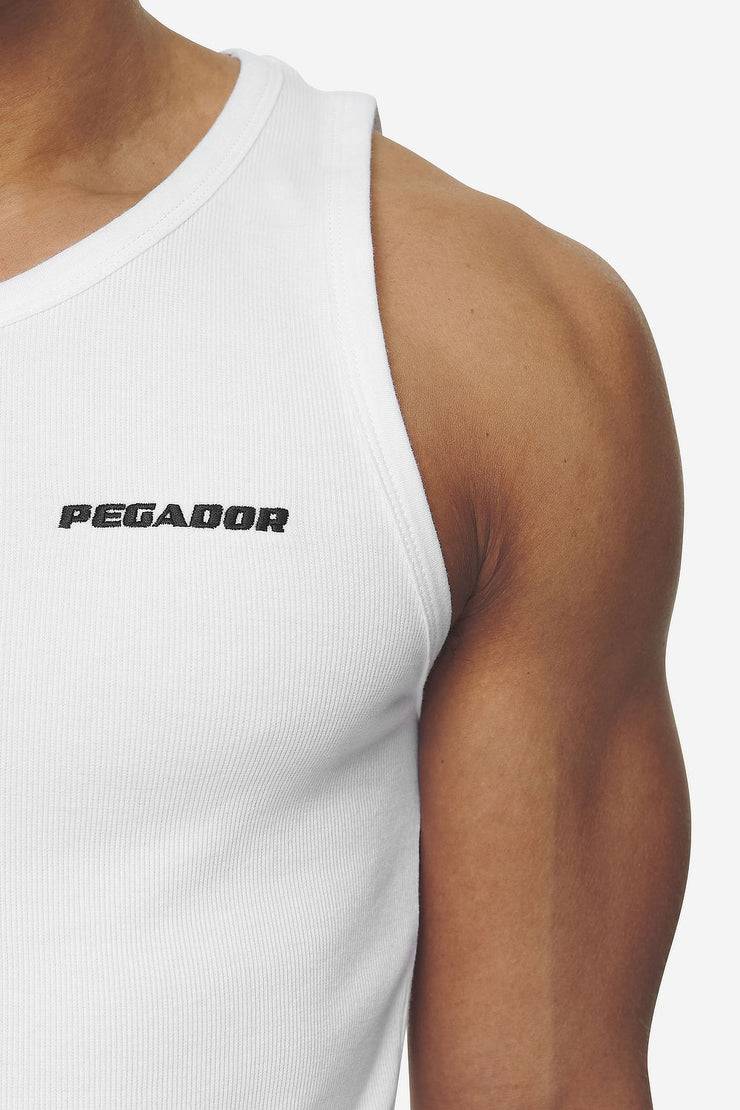 Pegador Logo Rib Undershirt White Vatertagsangebot