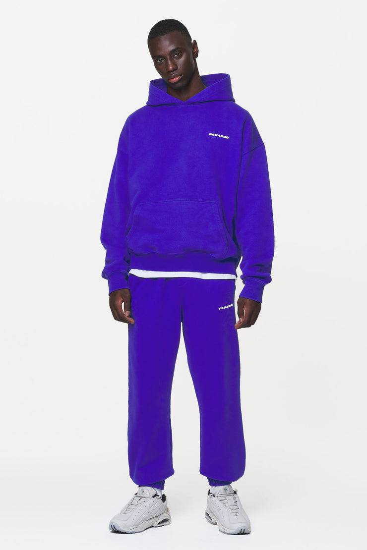 Pegador Logo Oversized Hoodie Washed Endless Blue Gum Jubiläumsangebot