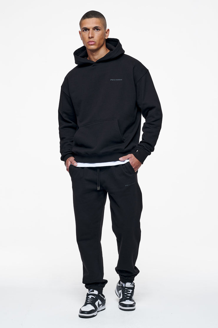 Pegador Logo Oversized Hoodie Black Gum Heißer Verkauf