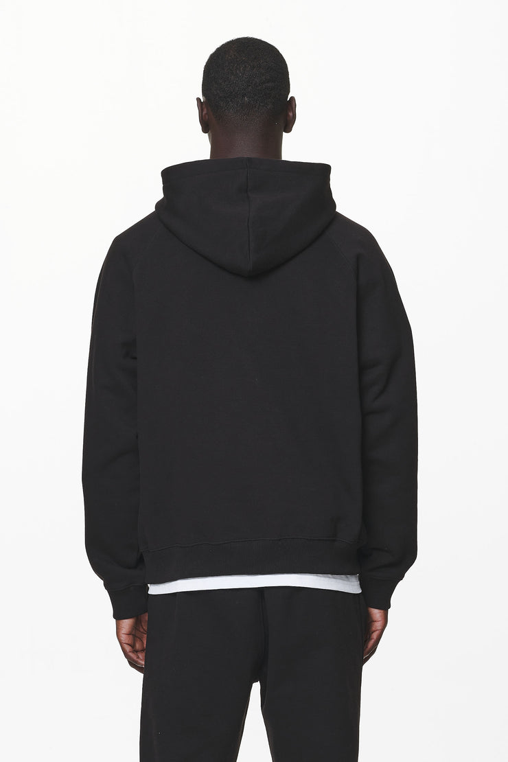 Pegador Logo Oversized Halfzip Hoodie Black Gum Top Angebot