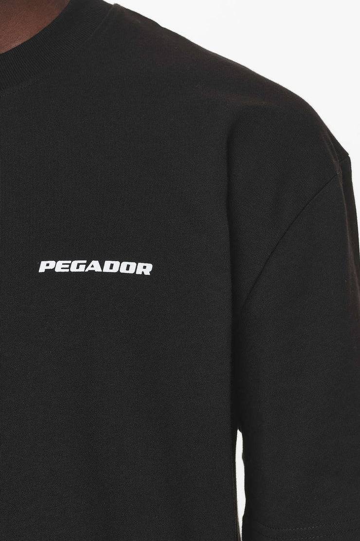 Pegador Logo Oversized Tee Black Gum Neueste Mode