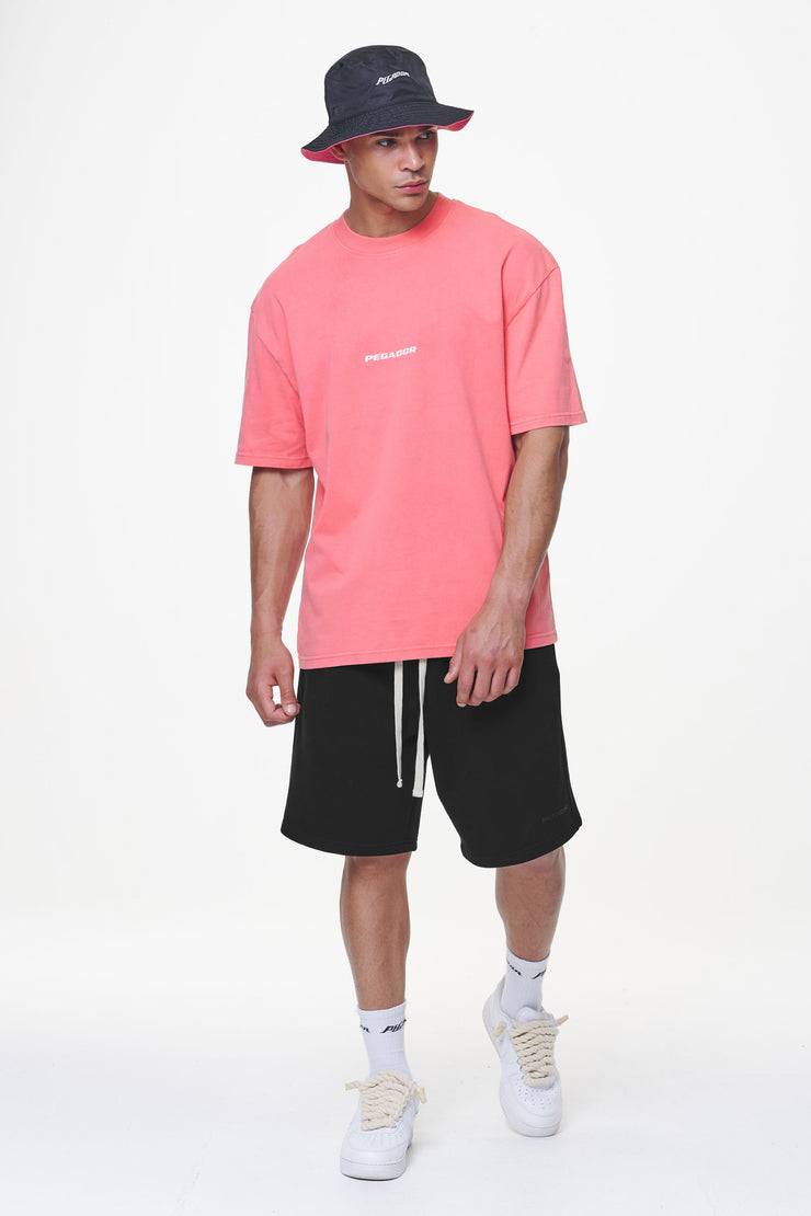 Pegador Logo Heavy Sweat Shorts Black Gum Blitzangebot