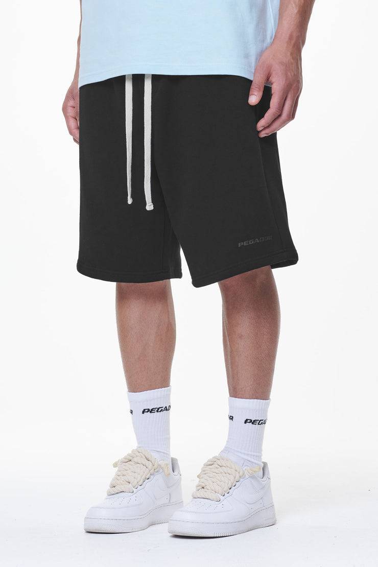 Pegador Logo Heavy Sweat Shorts Black Gum Blitzangebot