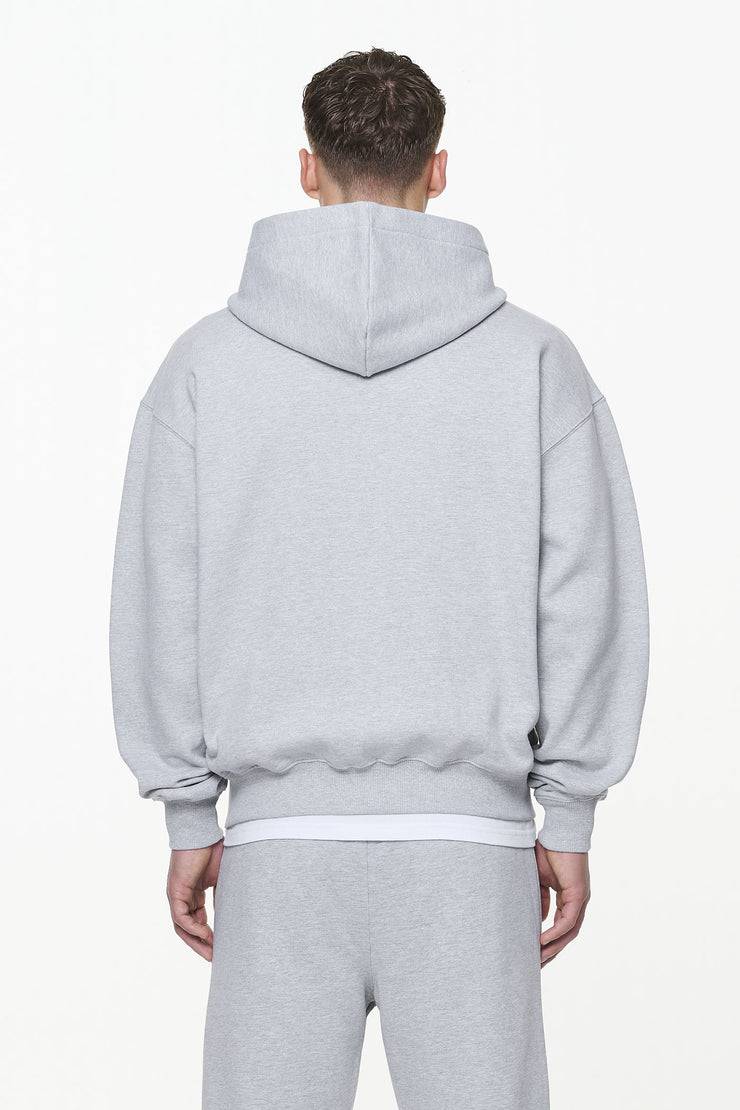 Pegador Logo Oversized Sweat Jacket Grey Melange Große Rabatte