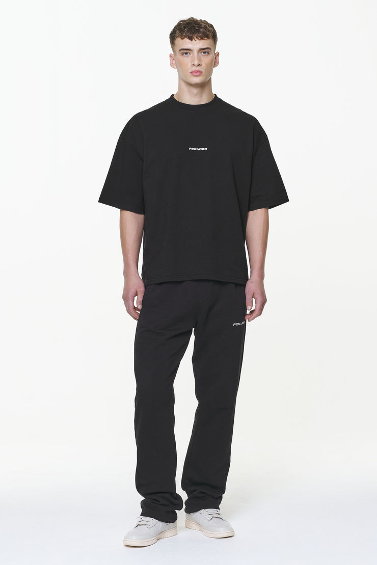 Pegador Logo Boxy Tee Vintage Washed Onyx Black Saisonale Angebote