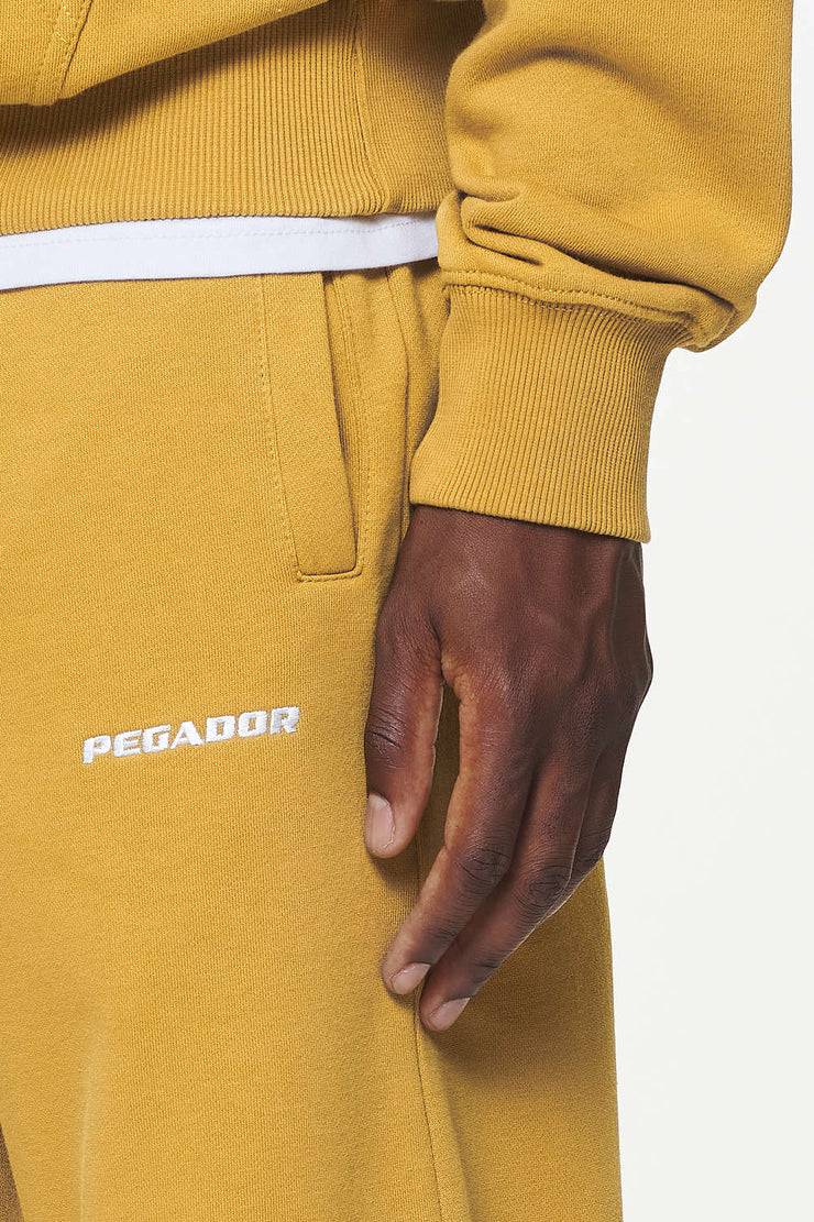 Pegador Logo Heavy Sweat Jogger Vintage Washed Mustard Kauf eins, bekomm eins gratis